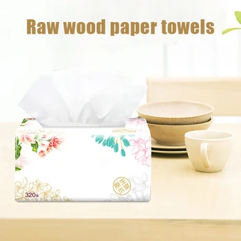 

3 Packs Soft Pure Facial Tissues Paper Napkins Household Office Paper Towels QJS Shop