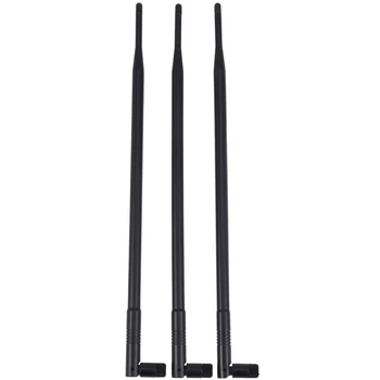 

3Pcs 9DBi IP Camera RP-SMA WiFi Booster Wireless Antenna 2.4GHz 5.0GHz Brand New