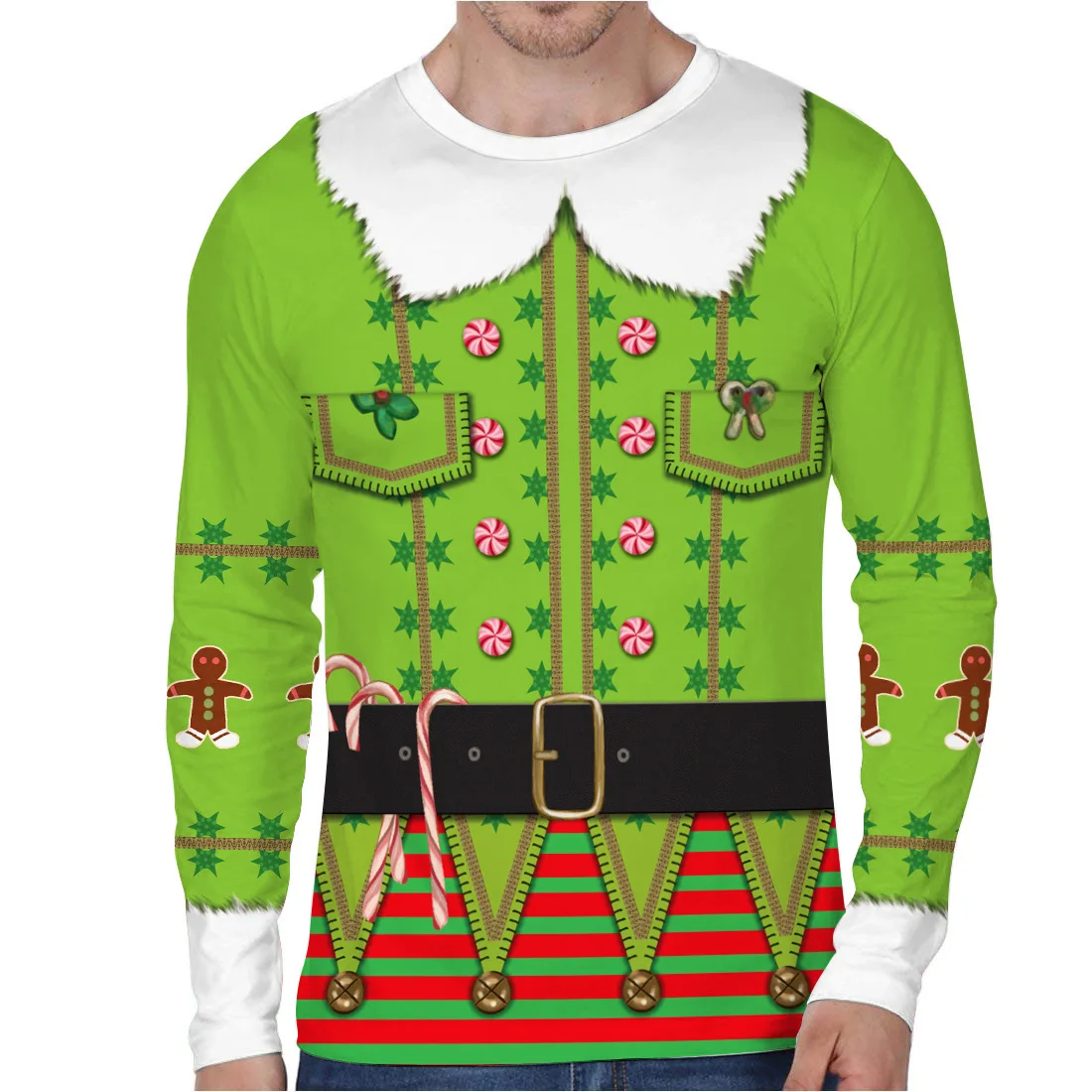 3D Забавный принт Уродливые Рождественские свитера джемперы для мужчин и женщин осенняя зимняя одежда Топы пуловер Толстовка для рождества праздника вечеринки