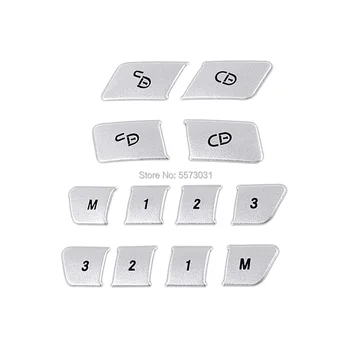 

Inner Car Seat Memory Door Lock Unlock Patch Switch Button Trim Cover Decoration Stickers For Mercedes Benz Interior Accessories