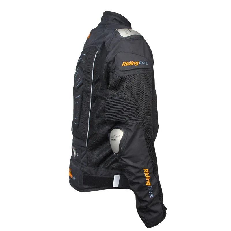 

Riding Tribe Motorcycle Racing Suit Breathable Shatter-resistant Grid Titanium Alloy Clothing Ce Protective Clothing Race Motorc