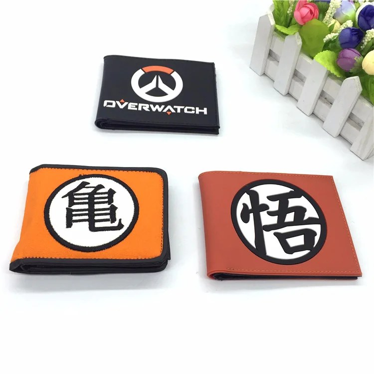 

Dragon Ball Anime Peripheral Wallet Sun Wukong Saiyan People Men And Women Students Cartoon Creative Clown Short Purse