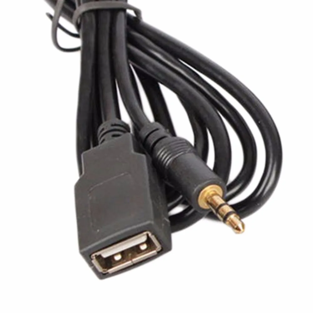 Автомобильный аудио цифровой музыкальный Aux кабель MP3 адаптер интерфейса USB для Honda 2,4 Белый Подключение Camry Corolla Горячая