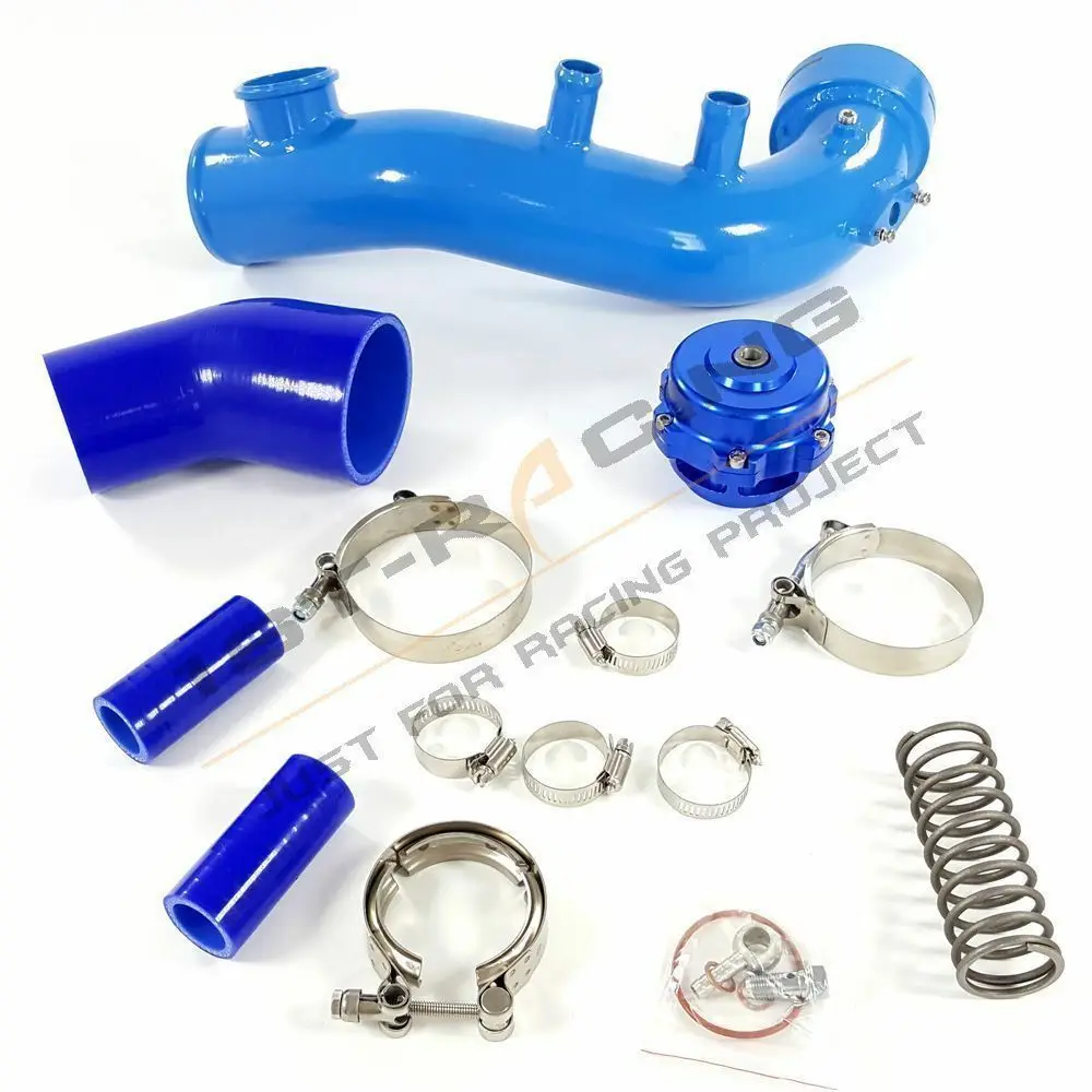 Впускной турбо трубы комплект для охлаждения+ синий Q50 50 мм ДФ для BMW N54 E88 E90 E92 135i 335i