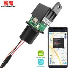 Motorcycle Car Relay GPS Tracker Latest upgrade hide Tracking Device Cut Off Oil Towed away ACC status Alarm Locator System free