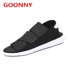 Мужские уличные сандалии; пляжная обувь; Нескользящая дышащая мужская повседневная обувь в римском стиле; модная мужская обувь на плоской подошве; zapatos hombre; мягкие сандалии