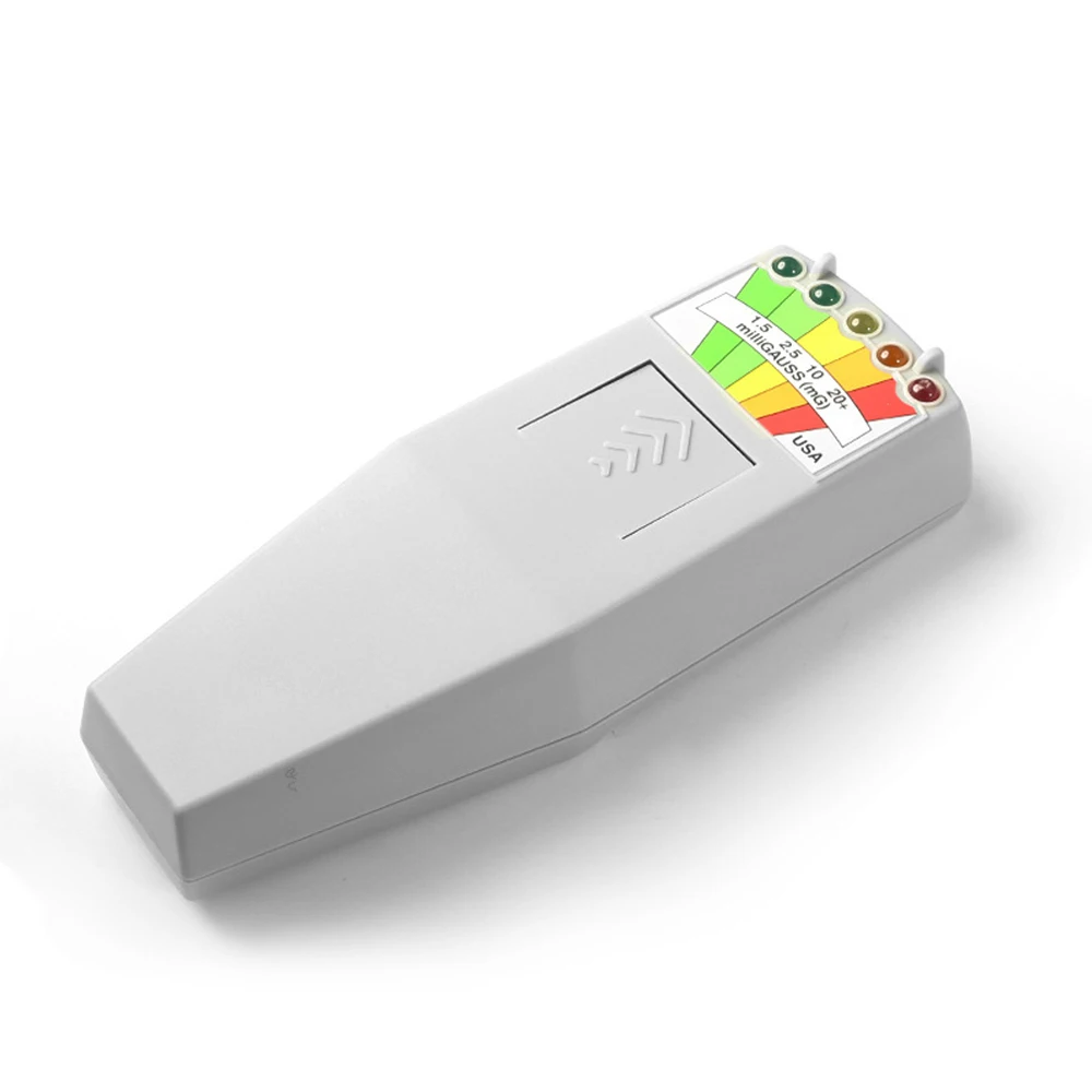 K2 emf meter tester Electromagnetic field EMF Gauss meter Ghost hunting detector Portable EMF magnetic field radiation detector 5 LED Gauss meter