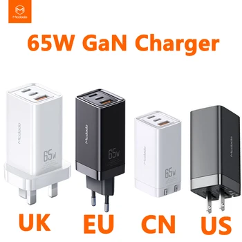 

GaN 65W Charger Quick Charge 3.0 Type C PD USB Charger QC Portable Fast Charger For iPone Charger For Xiaomi Laptop CN/US/EU/UK