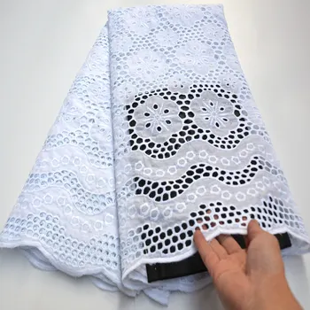 

High quality swiss voile lace in switzerland dubai fabric Newest white tissu african cotton dry lace fabric brocade fabric mv318