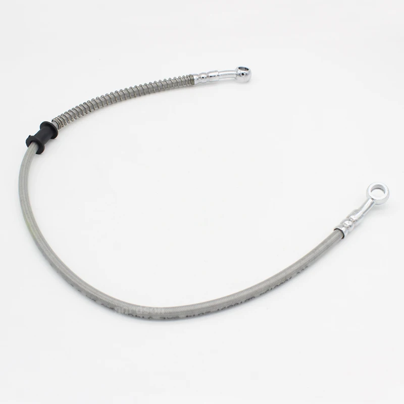 Motorcycle Dirt Bike Braided Brake Hose Line Steel Brake Cable Hydraulic Banjo pipe 2000mm Universal for Motorcycle Racing