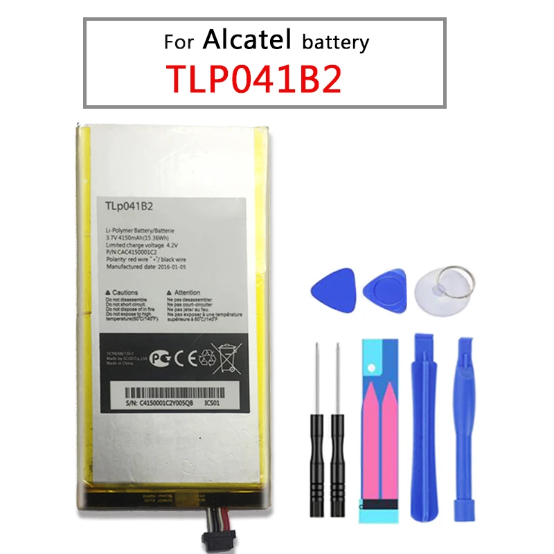 Высокое качество 4150 мАч TLP041B2 батарея для Alcatel One Touch EVO 7 HD литий-ионная полимерная батарея