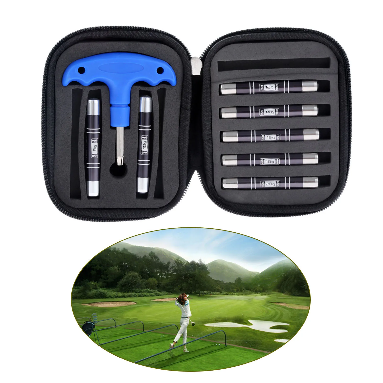 1 Набор Гольф Вес s Винт Набор инструментов гаечный ключ подходит для Titleist 818H NE драйвер фарватера дерево Магнитный вес 8 г 10 г 12 г 14 г 16 г 18 г 20 г