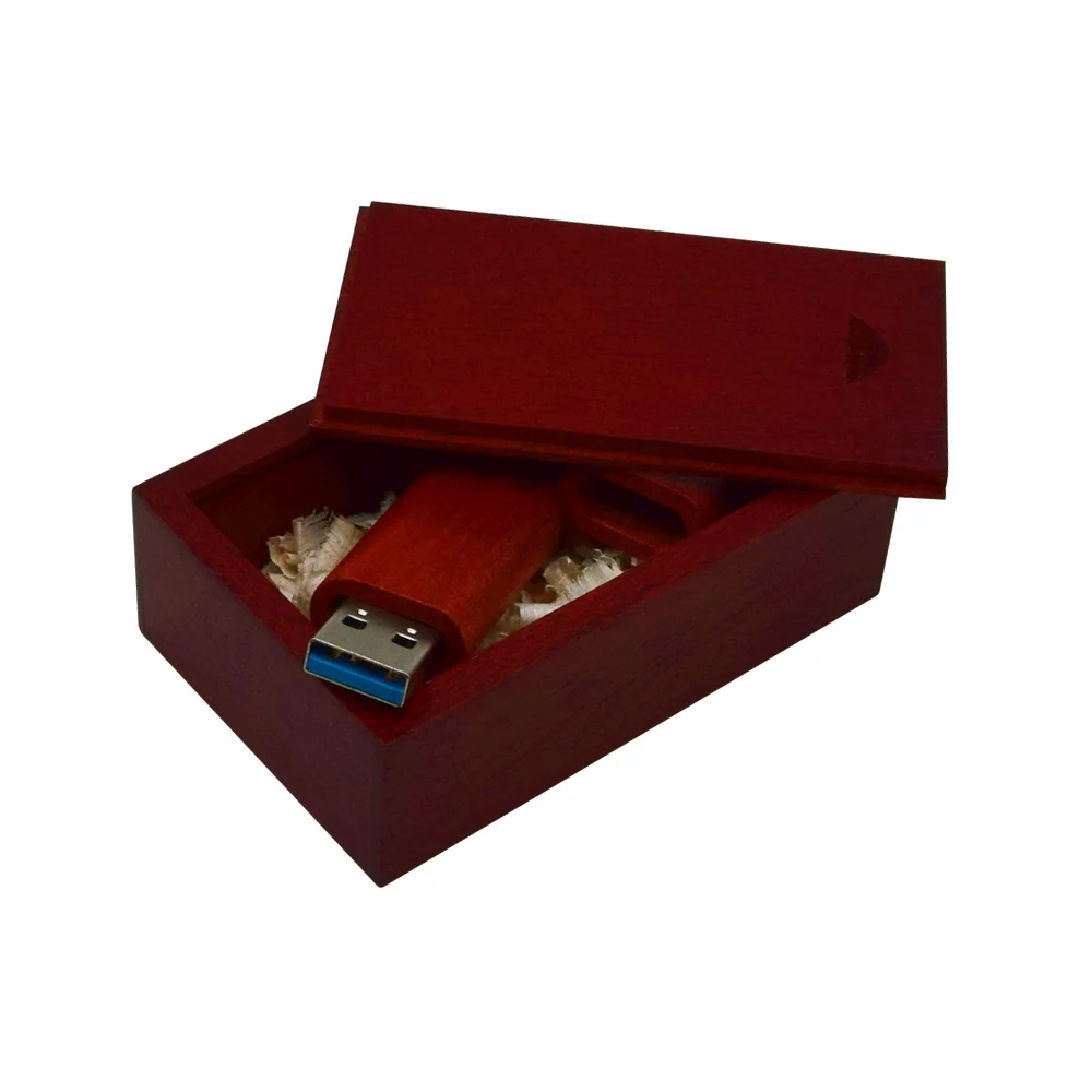 USB3.0+ коробка(10 шт. бесплатный логотип) дерево клен Usb флэш-накопитель флеш-накопитель 8 ГБ 16 ГБ 32 ГБ 64 Гб карта памяти подарок логотип клиента - Цвет: Rose wood with box