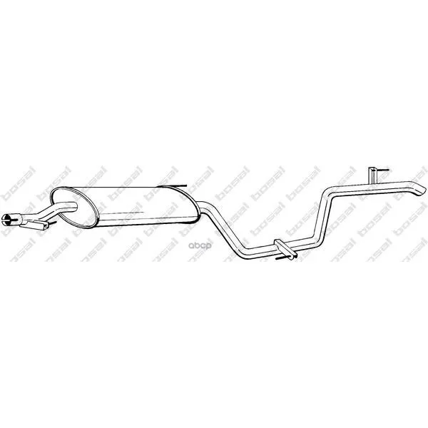 Основной Глушитель Mb Vito/V200/V220 2.2td 99-03 Bosal арт. 292021