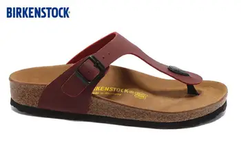 

Birkenstock 2019 EVA Gizeh New Summer Beach Cork Slipper Flip Flops Sandals Women MEN Color Casual Slides Shoes Flat size:35-45