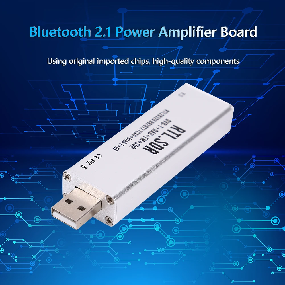 RTL-SDR Receiver 0.1MHz-1.7GHz TCXO Software Defined High Stability Radio Receiver Noise Rreduction SDR RTL2832U R820T2 Chip