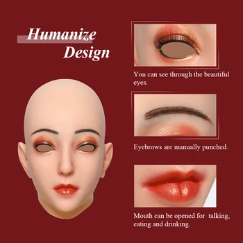 

KUMIHO Ivy style silicone mask of the princess image for crossdresser masquerade Pseudo street products for man