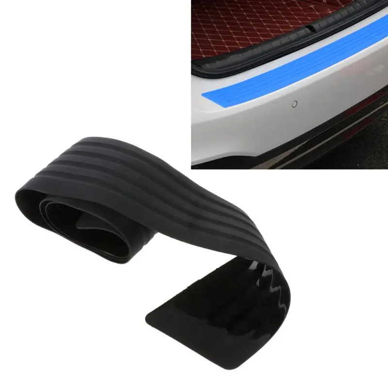 Car Trunk Bumper Sill Plate Protection Strip Rear Guard Universal Auto Decor T8WF