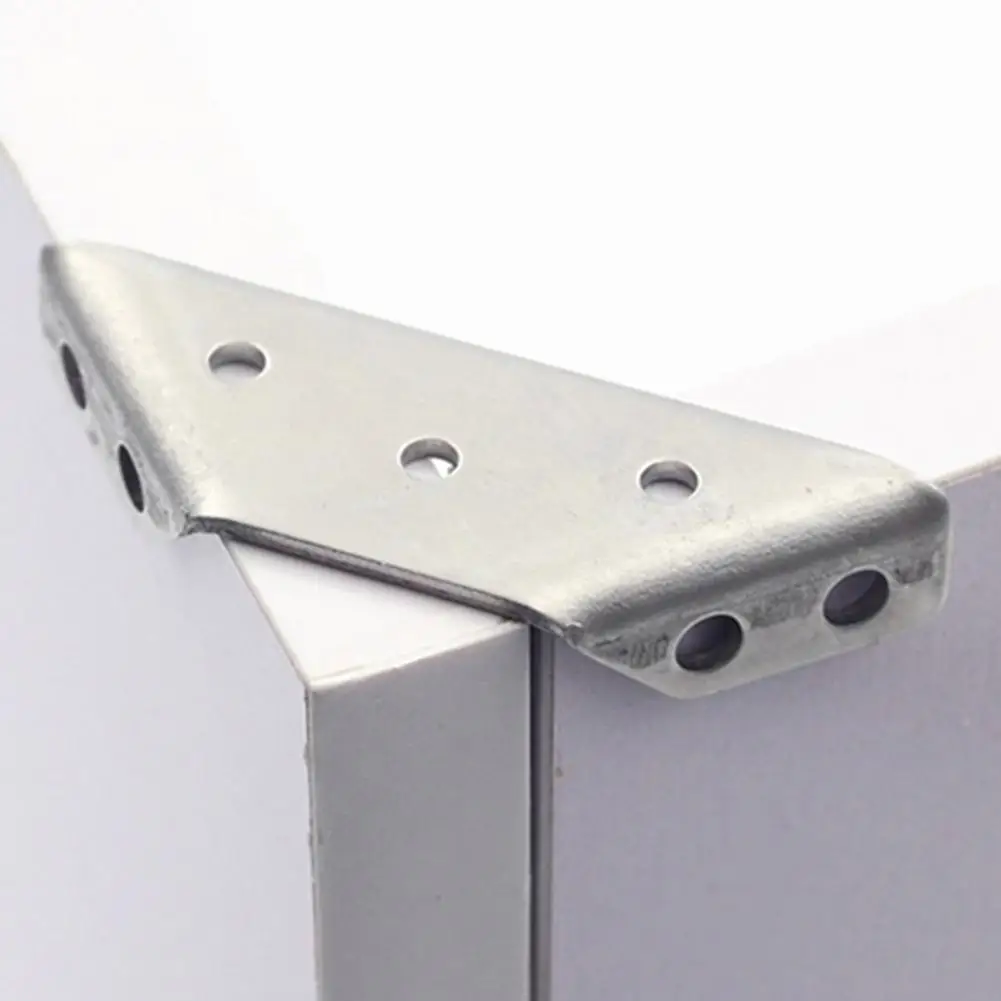 Stainless Steel L-shaped 90 Degree Angle Code Corner Bracket Furniture Hardware