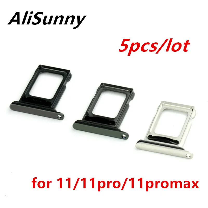 AliSunny 5 шт. держатель для sim карт iPhone 11 Pro Max один двойной адаптер запасные части|Адаптеры SIM карт| |