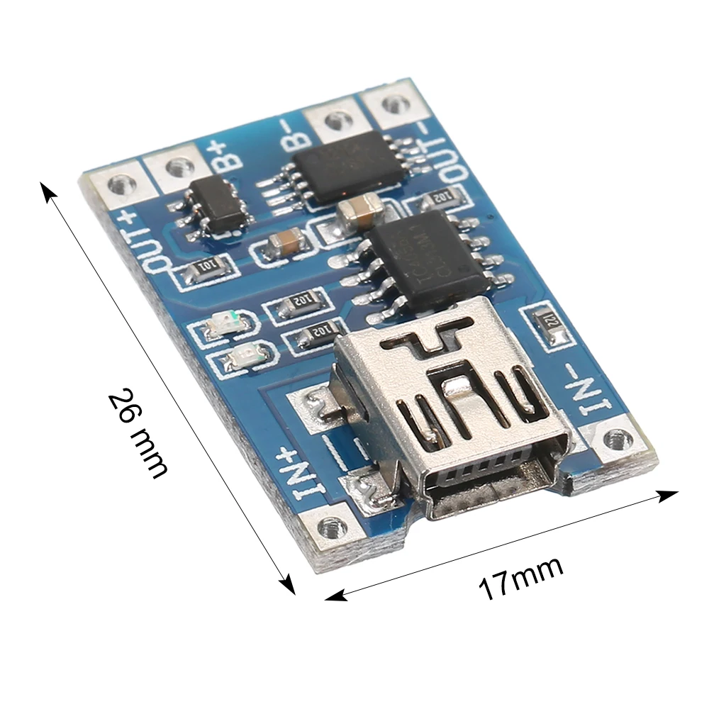 Горячий Micro/Type C/Mini USB 5V 1A TP4056 18650 зарядное устройство Модуль зарядная плата с