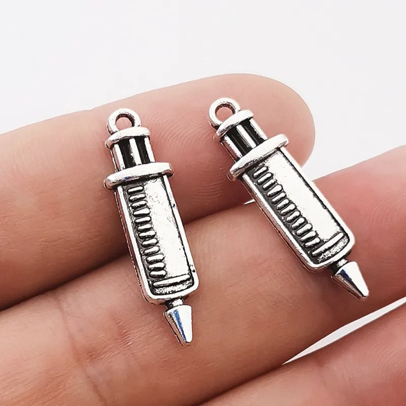 10 шт. подвески в виде шприца 30 х8 мм | Украшения и аксессуары