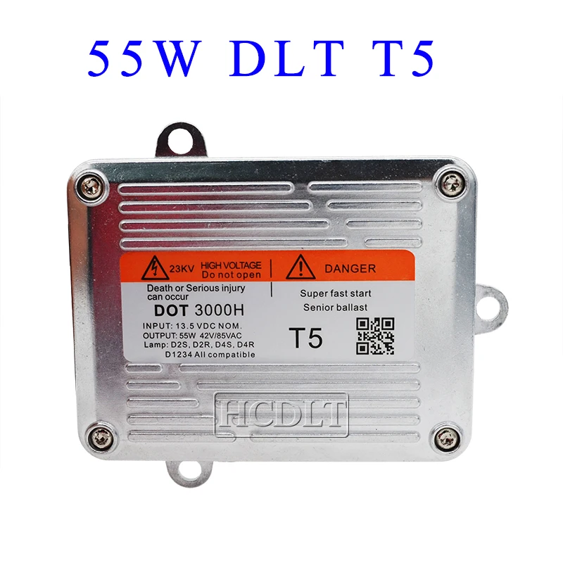 HCDLT 2 шт. AC 55 Вт DLT ксеноновый балласт 12 в тонкий цифровой блок зажигания для