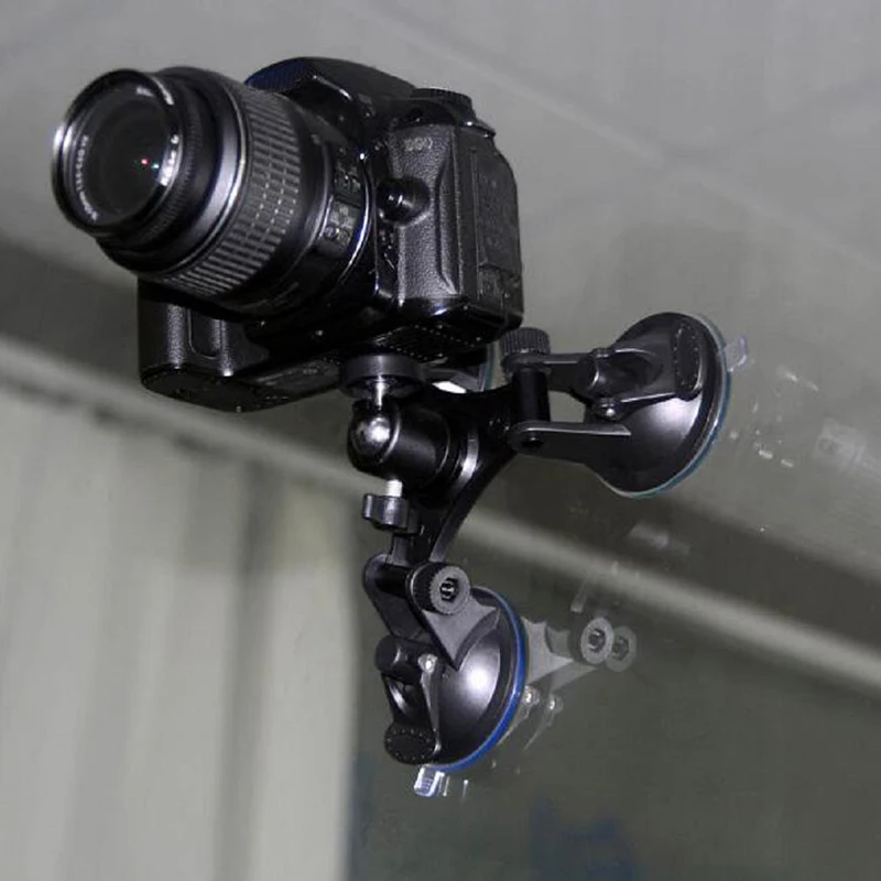 Тройная присоска стабилизация Кронштейн Автомобильный держатель для DSLR GoPro Hero Osmo Action GV99
