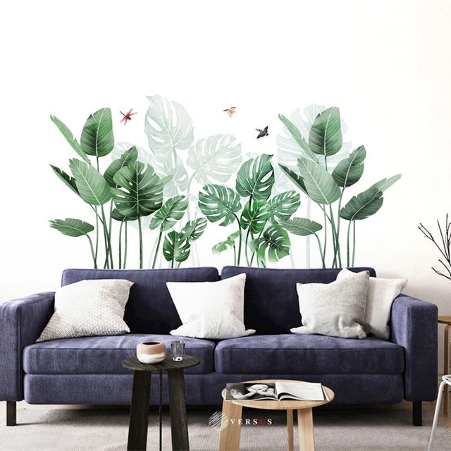 Stickers Muraux Plantes Vertes, Décoration Murale, Peintures Murales,  Papier Peint en Vinyle pour Salon, PerfecArt, Décoration Murale pour la  Maison - AliExpress