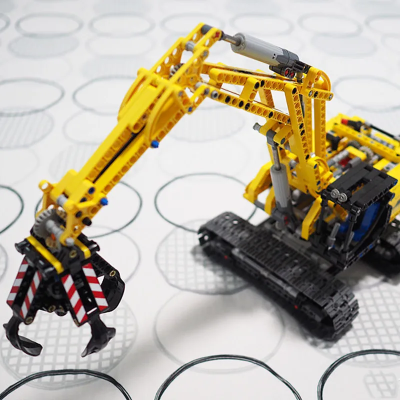 LELE 38014 Technic Серия Механический экскаватор Механическая лопата строительные блоки