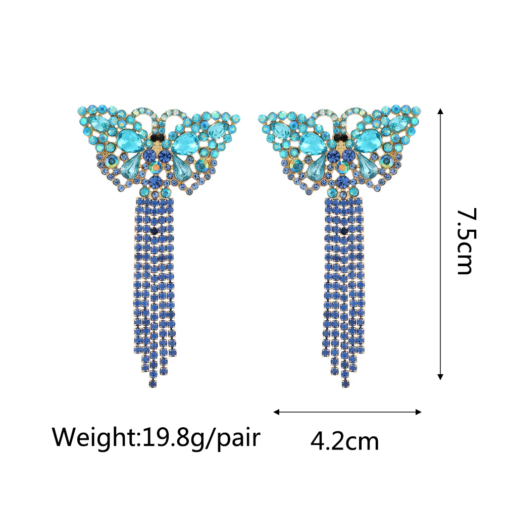 Ztech New Green Series Set Earrings Designer Jewelry Crystal Tassel Za Accessories Handmake Statement Bijoux Pendientes Brincos