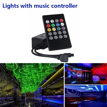 

Smart Sound Controller DC12V LED Strip Light Home Decor Party IR Remote Sound Activated Controller Durable 72W 3528 5050 RGB