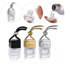 1pc carro ambientador perfume garrafa ornamento difusor de óleo essencial fragrância pendurado garrafa vazia acessório interior