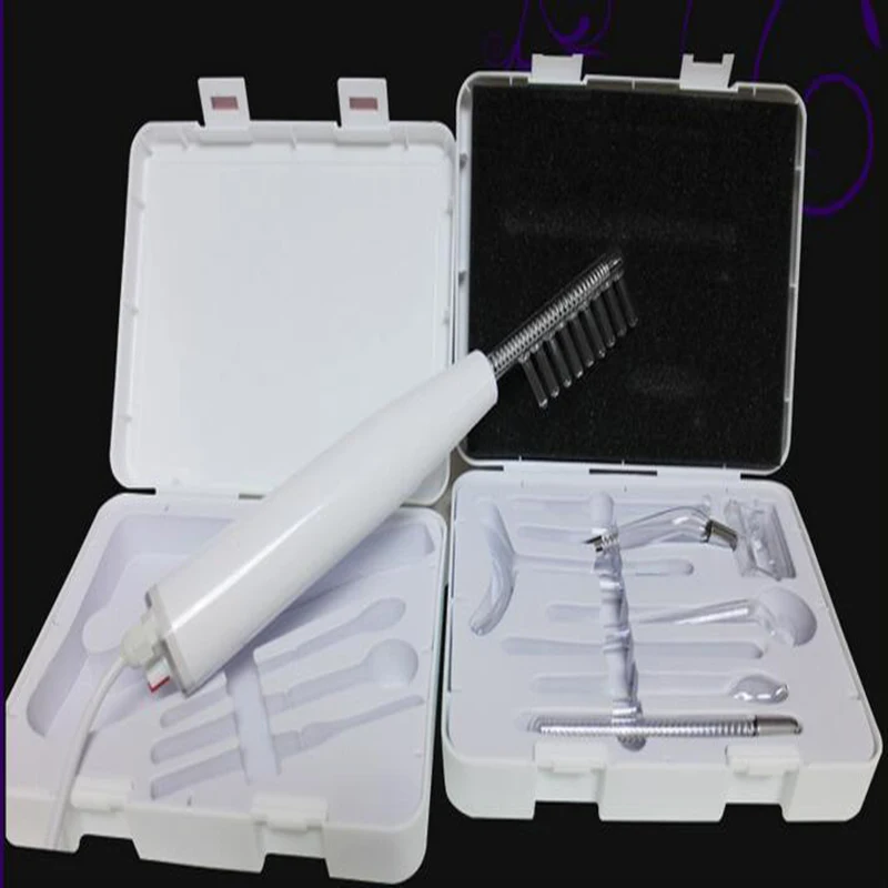 Portable High Frequency Facial Care Tools Household Electrotherapy Comb Electrotherapy Stick Cosmet