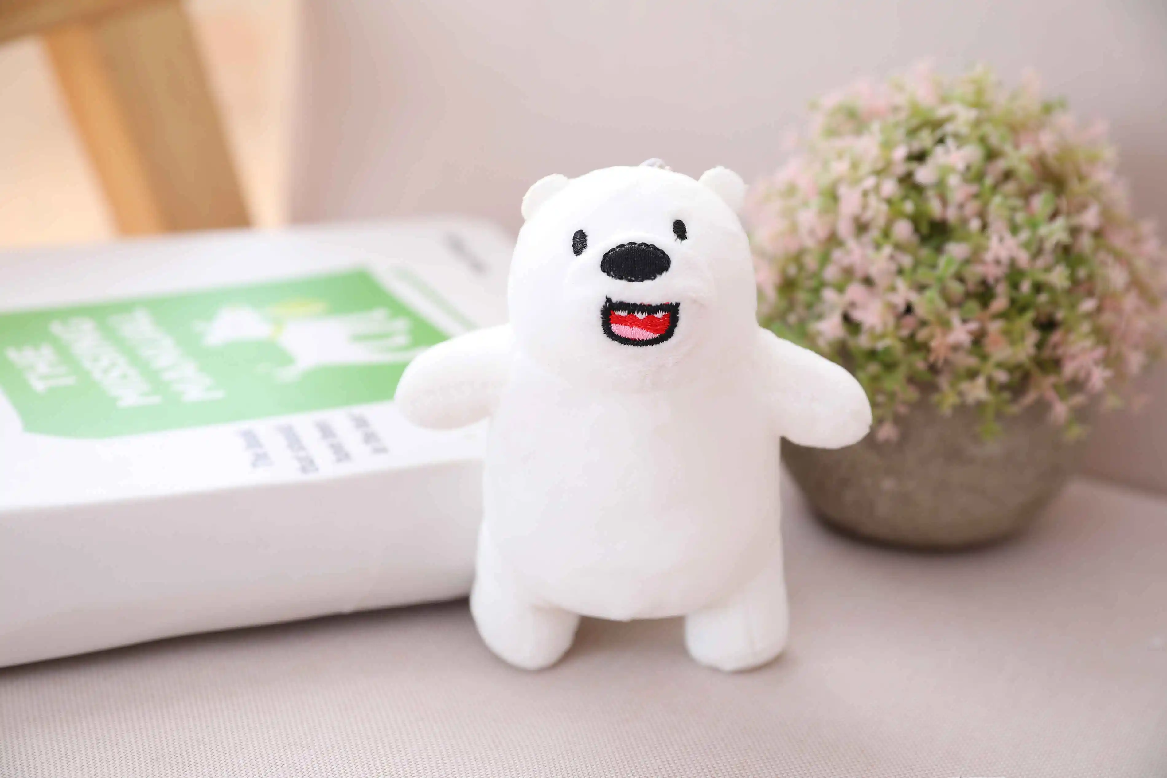 1pc 12cm We Bear Bare Stuffed Plush Toys Cute Polor Bear Brown Bear Plush Doll Toy Pendant Bag Decor Gift For Children Girl Xmas