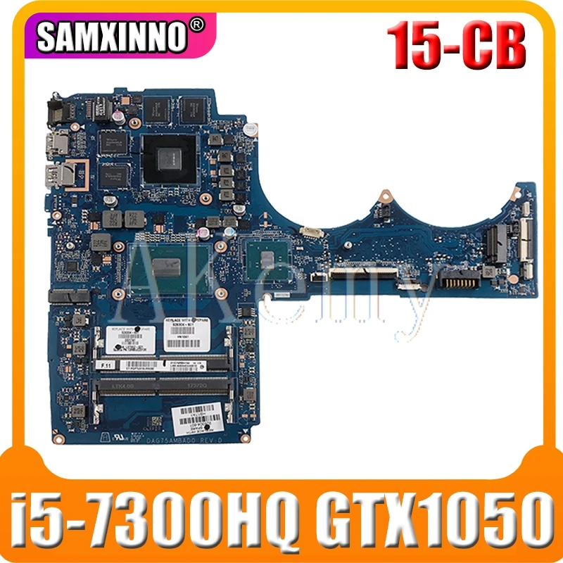 AKEMY For HP PAVILION POWER TPN-Q193 15-CB 15T-CB Laptop motherboard W/ i5-7300HQ CPU GTX1050 4GB 926307-601 DAG75AMBAD0 | Компьютеры и