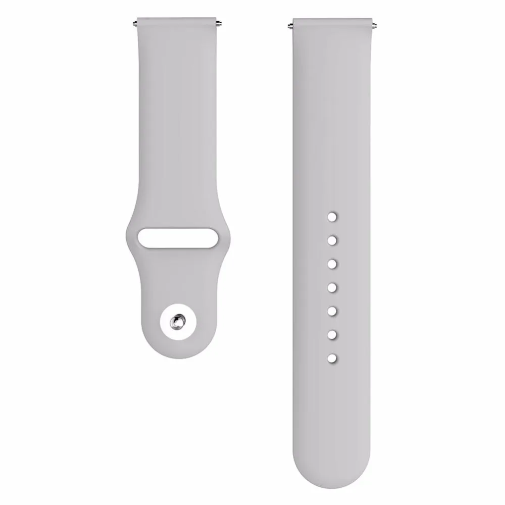 Ремешок для спортивных часов для Ticwatch E2/S2/Pro Аксессуары для часов 22 мм силиконовый браслет ремешок для Huami Amazfit Pace GTR 47 мм Stratos