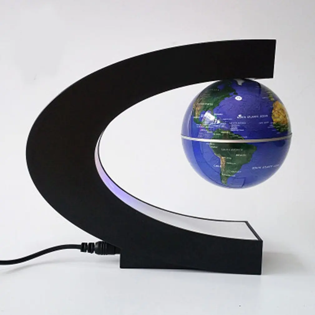 

Magnetic Floating World Map Ball Levitation Globe Lamp Cool Office Home Decoration Terrestrial Globe Lamp