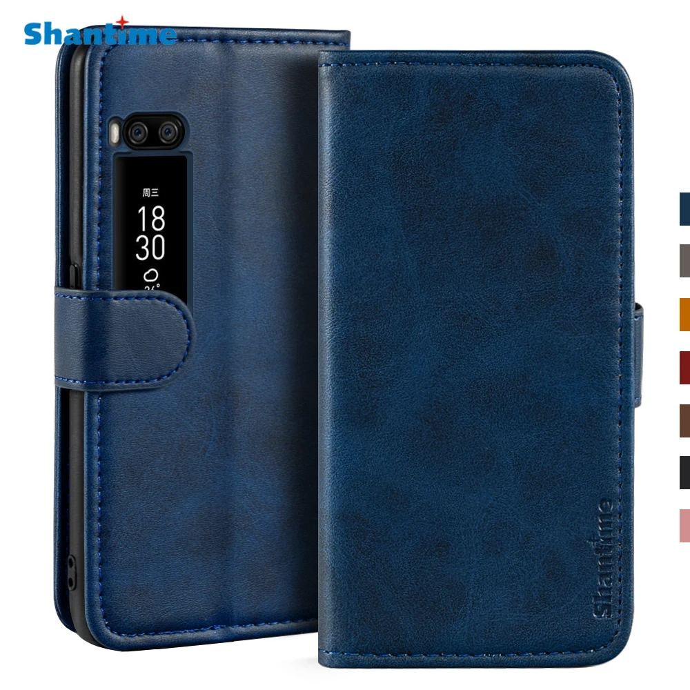 meizu cover Case For Meizu Pro 7 Case Magnetic Wallet Leather Cover For Meizu Pro 7 Stand Coque Phone Cases best meizu phone case design