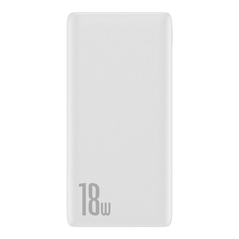 White Baseus power Bank 10000 мАч Быстрая зарядка 3,0 USB PD Быстрая зарядка QC3.0 PD3.0 портативное Внешнее зарядное устройство для Xiaomi Mi 9 - Цвет: White