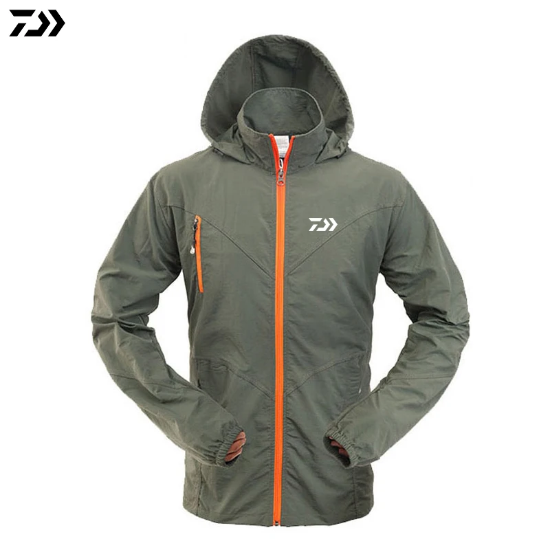 Army Green Top Куртка, дышащая, для рыбалки, водонепроницаемая, защита от солнца, УФ-защита, для улицы, мужские, ветрозащитные куртки, набор, Спортивная, для рыбалки, куртка, брюки - Цвет: Army Green Top