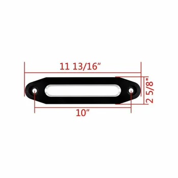 

10inch Fairlead Chrome Billet Hawse Synthetic 15000lbs Vehicle Part Tool