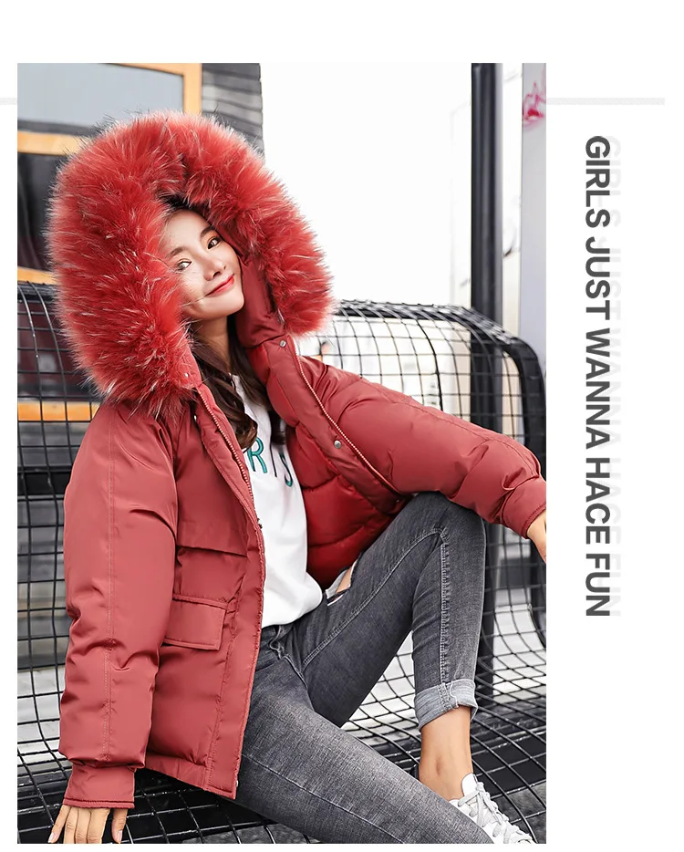 AYUNSUE зимняя куртка женская парка короткое пальто женские корейские парки с капюшоном женские s куртки Abrigos Mujer Invierno 2019 907 YY1385