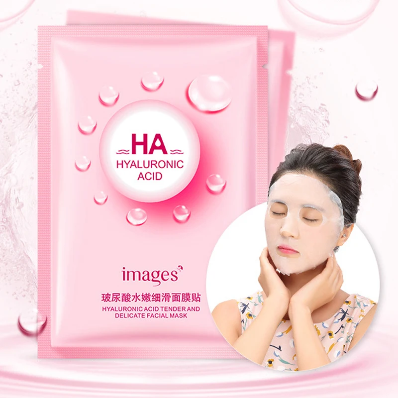 

10pcs Bioaqua Face Mask Hyaluronic Acid Whitening Moisturizing Nourishing Oil Control Acne Treatment Koean Face Mask Skin Care