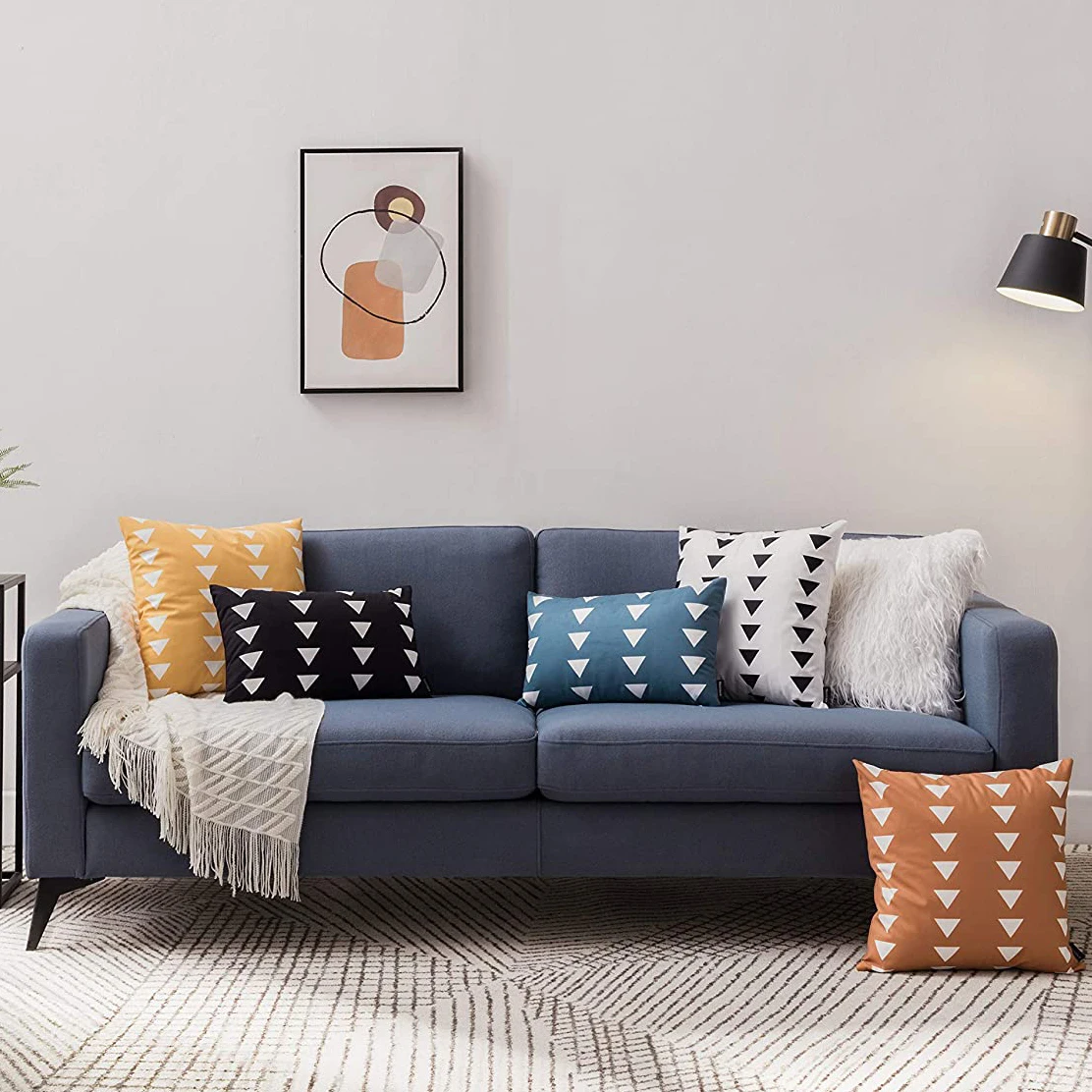 

Velvet Cushion Cover Nordic Grometric Pillow Cover 18*18 Decorative Pillows for Sofa Home Decor Boho Aztec Blend Pillowcase
