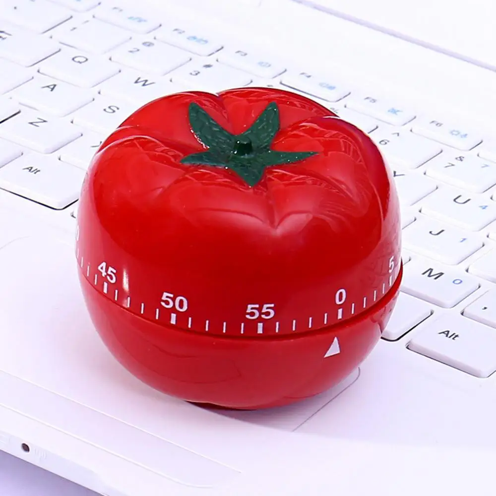 

TOMATO Mechanical Kitchen Timer Game Count Down Counter Alarm Cooking Tool 60 Minutes Temporizador Hour Meter Minuterie Timer H4
