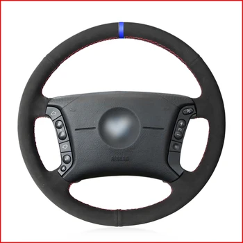 

MEWANT Black Suede Steering Wheel Cover for BMW E36 1995-1997 E46 1998-2004 X3 E83 X5 E53 E38 1994-2001 E31 1996