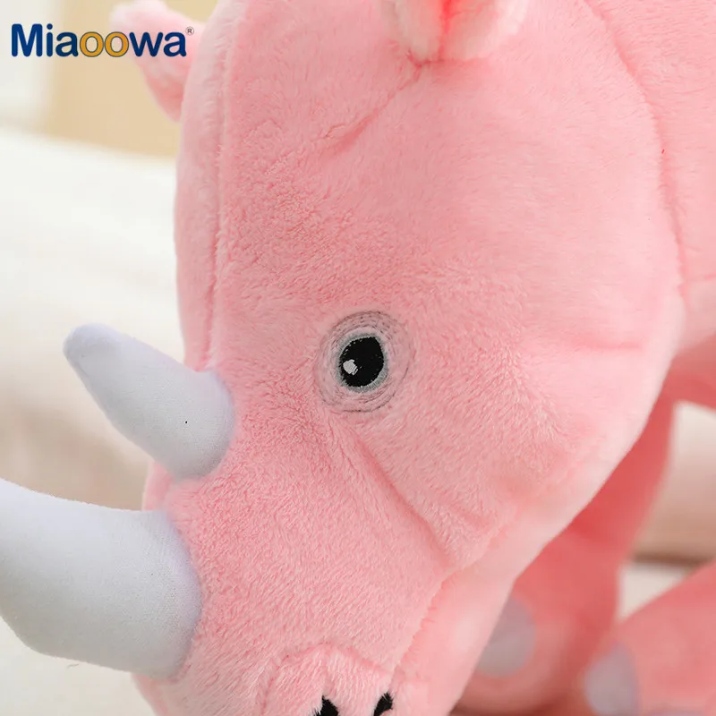 Soft Plush Rhinoceros Stuffed Animal Toy