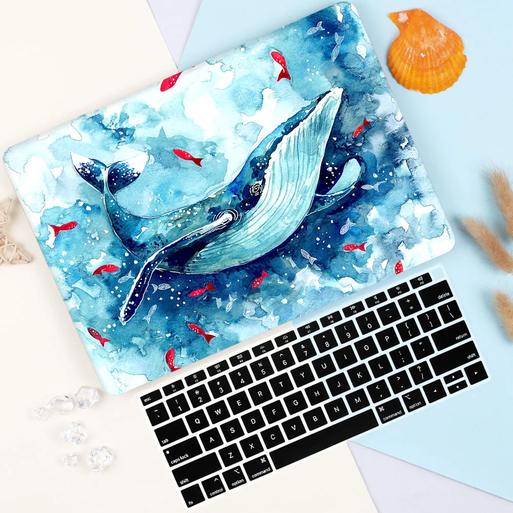 Чехол для ноутбука с мультяшным рисунком для MacBook Air Pro retina 11 12 13,3 для Mac book Air Pro 13 Чехол A2159 A1932 чехол для клавиатуры