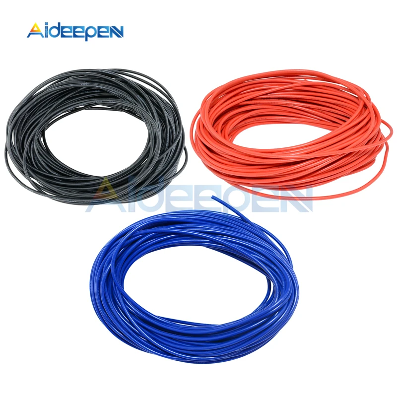 50 м/коробка 164 футов UL 1007 24AWG 5 цветов контейнер для смешивания 1/коробка 2 упаковка провод и кабель Луженая медь провод многожильный провод DIY